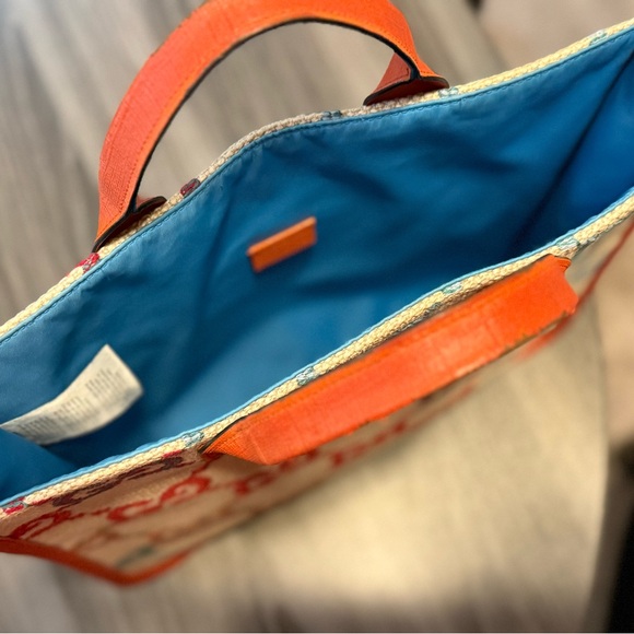 Authentic Gucci Multicolor Canvas Tote Bag - Picture 4 of 6